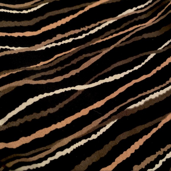 BCBGMAXAZRIA | BLACK & BROWN WRAP DRESS SZ S - Picture 13 of 15